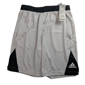 Adidas Axis Knit 2.5 Mens Size Large Training Shorts White/Black H08739 NEW
